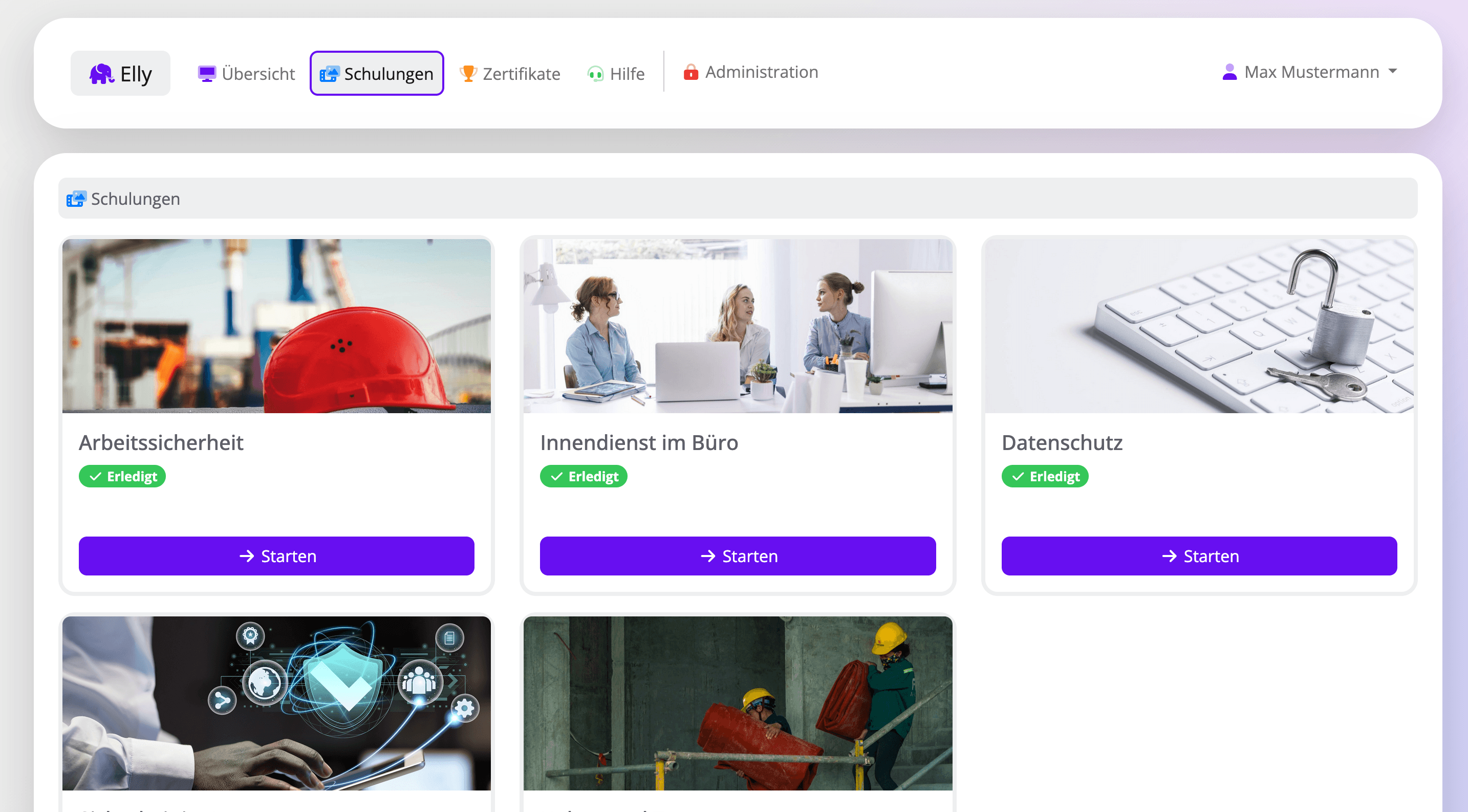 Velog Elly – Sicherheitsschulungen
